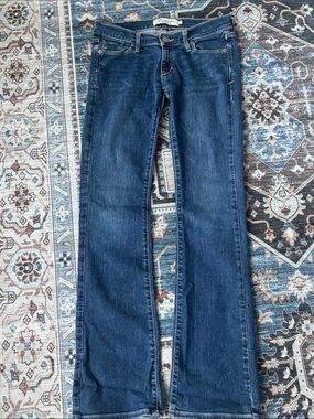 super lowrise abercrombie and fitch bootcut jeans